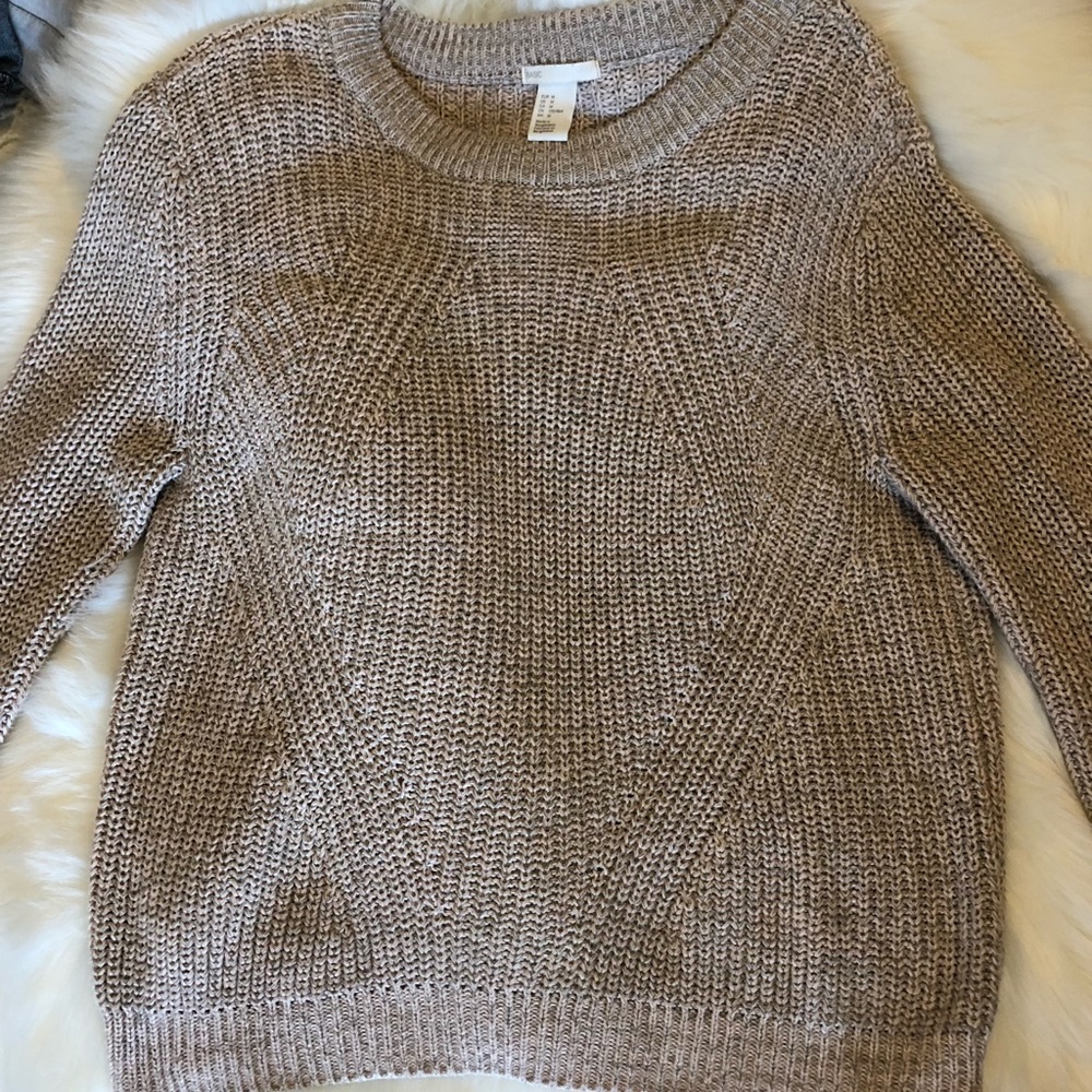 H&M Tan Sweater